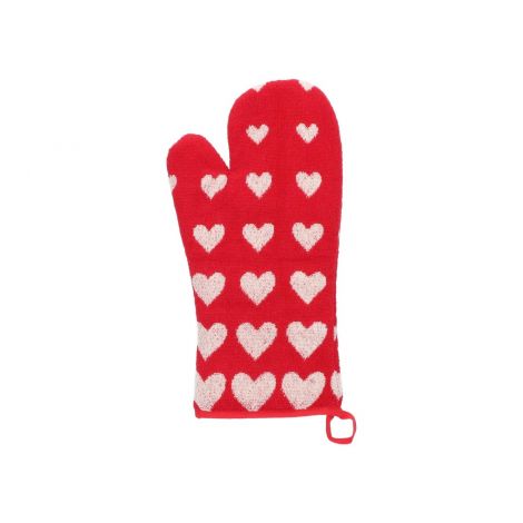 Ovenwant Bunzlau Castle Hearts Red