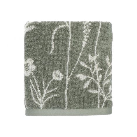 Keukendoek Bunzlau Castle  Wild Flowers Dark Green