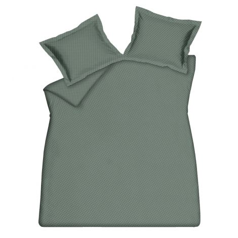 Dekbedovertrek Vandyck Shapes Sage Green topshot