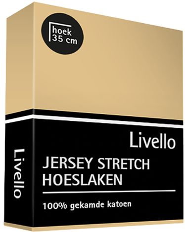 Hoeslaken Livello Jersey Stretch Sunny