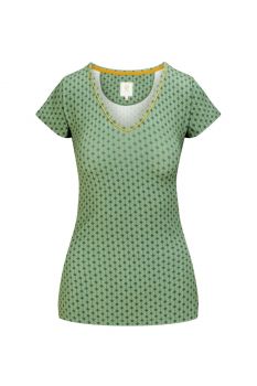 Shirt Korte Mouw Pip Studio Tegola Green